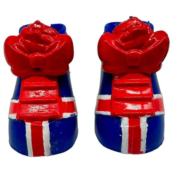 Shopkins Shoppies Doll World Vacation Jessicake Replacement Shoes British Flag - Picture 2 of 7